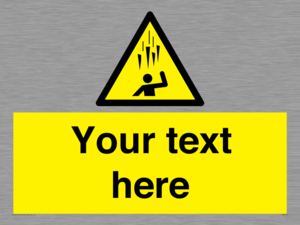 WV7170: Custom Falling Ice sign