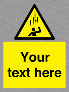 WV7170: Custom Falling Ice sign