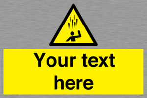 WV7170: Custom Falling Ice sign