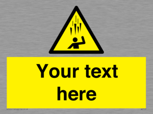 WV7170: Custom Falling Ice sign