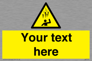 WV7170: Custom Falling Ice sign