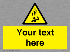 WV7170: Custom Falling Ice sign