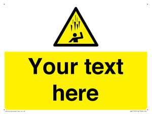 WV7170: Custom Falling Ice sign