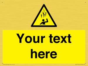 WV7170: Custom Falling Ice sign