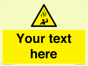 WV7170: Custom Falling Ice sign