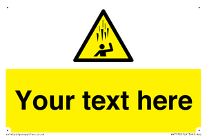 WV7170: Custom Falling Ice sign