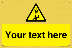 WV7170: Custom Falling Ice sign