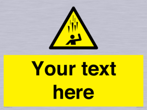 WV7170: Custom Falling Ice sign