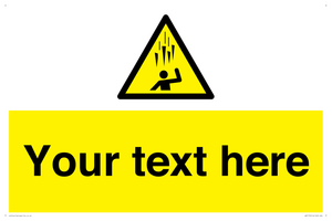 WV7170: Custom Falling Ice sign