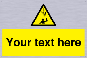 WV7170: Custom Falling Ice sign