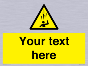 WV7170: Custom Falling Ice sign