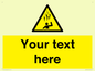 WV7170: Custom Falling Ice sign