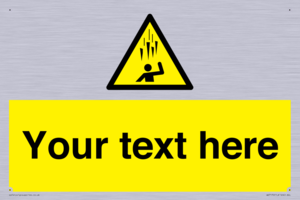 WV7170: Custom Falling Ice sign