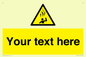 WV7170: Custom Falling Ice sign