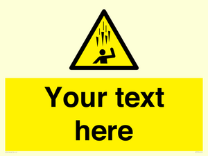 WV7170: Custom Falling Ice sign