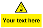 WV7170: Custom Falling Ice sign