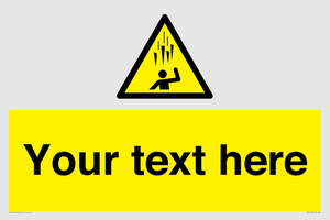 WV7170: Custom Falling Ice sign