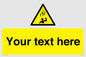 WV7170: Custom Falling Ice sign