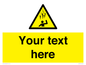 WV7170: Custom Falling Ice sign