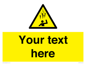 WV7170: Custom Falling Ice sign