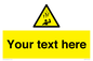 WV7170: Custom Falling Ice sign