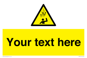 WV7170: Custom Falling Ice sign