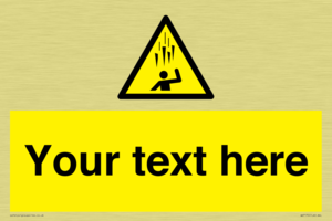 WV7170: Custom Falling Ice sign