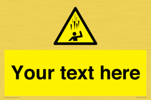 WV7170: Custom Falling Ice sign