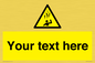 WV7170: Custom Falling Ice sign