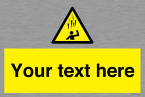 WV7170: Custom Falling Ice sign