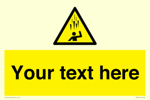 WV7170: Custom Falling Ice sign