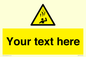 WV7170: Custom Falling Ice sign