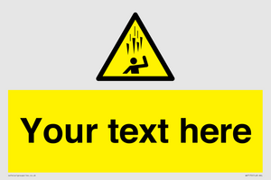 WV7170: Custom Falling Ice sign