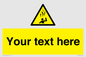 WV7170: Custom Falling Ice sign