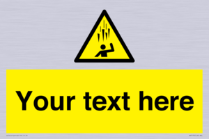 WV7170: Custom Falling Ice sign