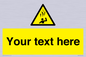 WV7170: Custom Falling Ice sign