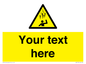 WV7170: Custom Falling Ice sign