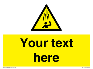 WV7170: Custom Falling Ice sign