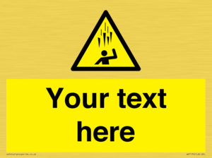 WV7170: Custom Falling Ice sign