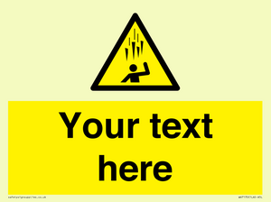 WV7170: Custom Falling Ice sign