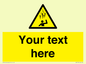 WV7170: Custom Falling Ice sign
