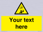WV7170: Custom Falling Ice sign