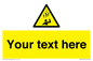 WV7170: Custom Falling Ice sign