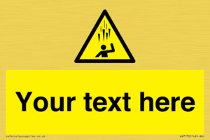 WV7170: Custom Falling Ice sign