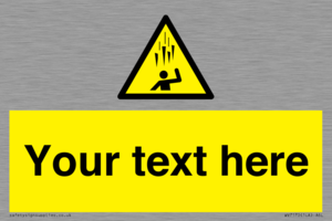 WV7170: Custom Falling Ice sign