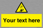 WV7170: Custom Falling Ice sign