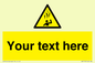 WV7170: Custom Falling Ice sign