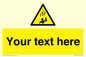 WV7170: Custom Falling Ice sign