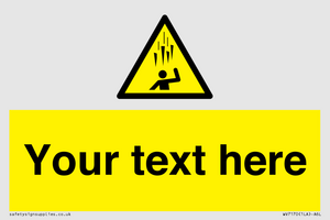 WV7170: Custom Falling Ice sign