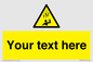 WV7170: Custom Falling Ice sign
